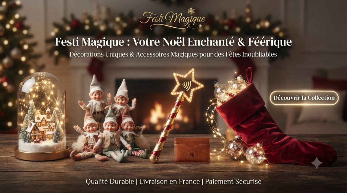 Baguette magique imprimee en 3D creative avec paiement sans contact, support de baguette magique de Noel mignon, drole, leger et portable