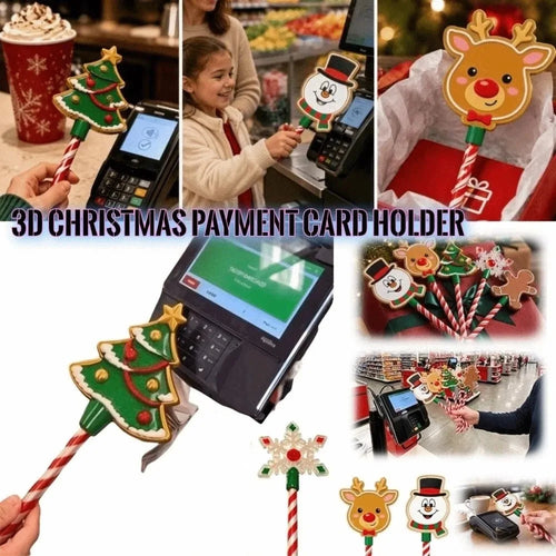 Baguette magique imprimee en 3D creative avec paiement sans contact, support de baguette magique de Noel mignon, drole, leger et portable