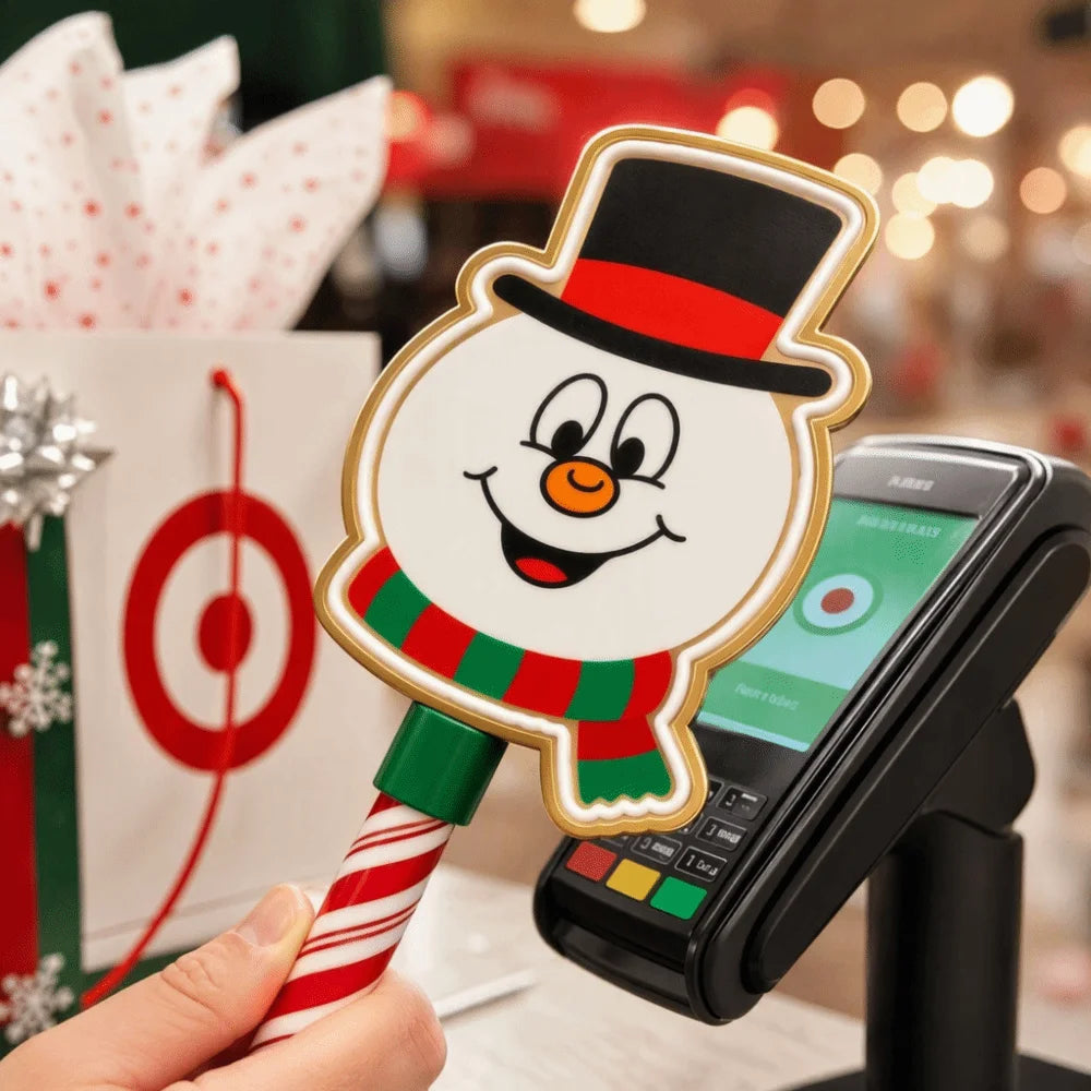 Baguette magique imprimee en 3D creative avec paiement sans contact, support de baguette magique de Noel mignon, drole, leger et portable